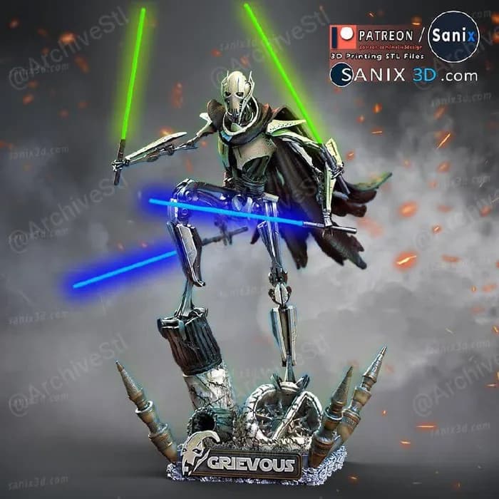 STL - General Grievous render 2