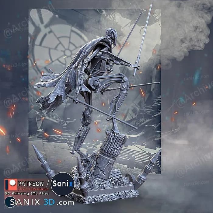 STL - General Grievous render 4