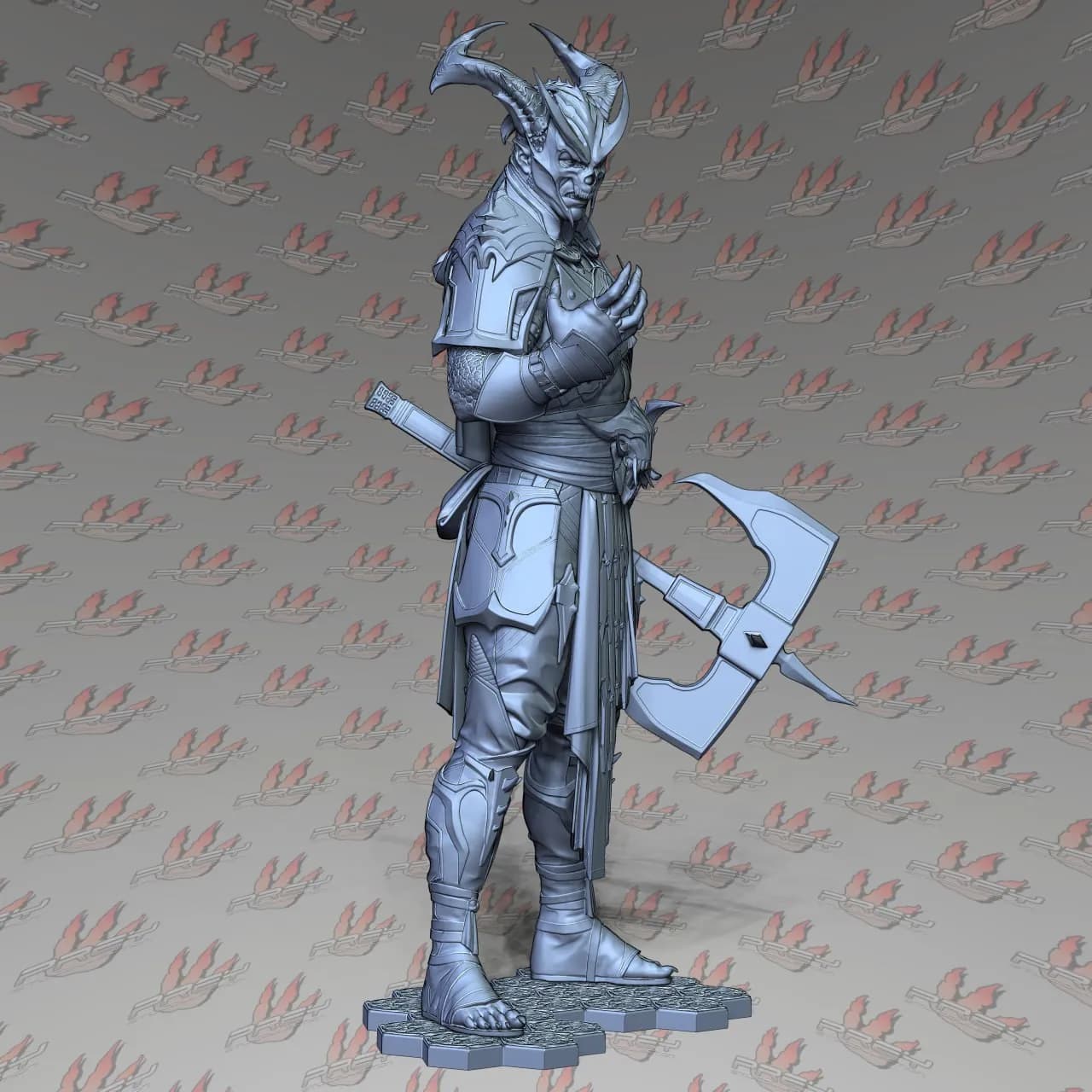 STL - General Shao MK12 figura demonio
