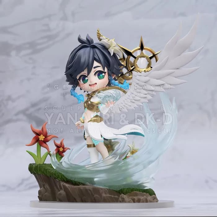 STL - genshin impact archon venti chibi