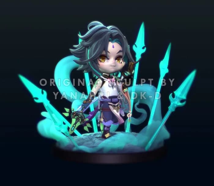 STL - genshin impact chibi xiao