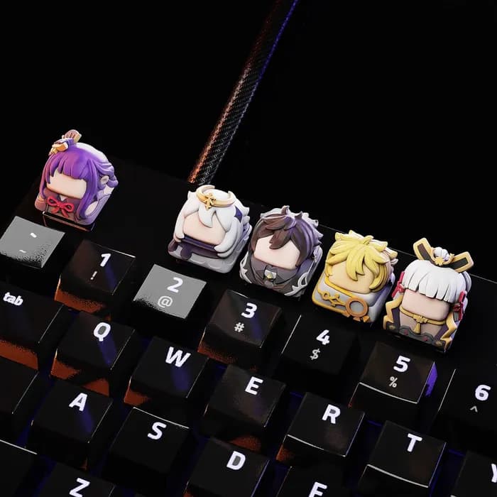 STL - genshin impact keycaps