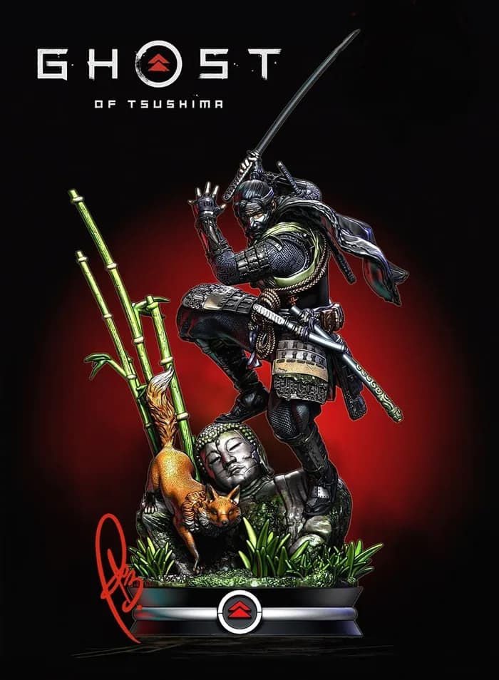 STL - ghost of tsushima jin sakai
