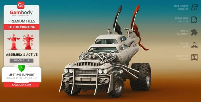 STL - gigahorse render 2
