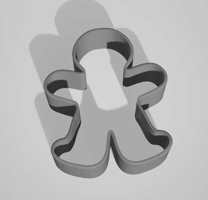 STL - gingerbread man 70mm