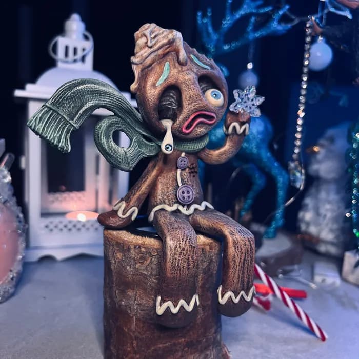 gingerbread man christmas cookie