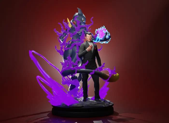 STL - giovanni and mewtwo