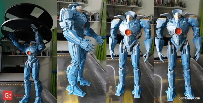STL - gipsy danger 3d printing model render 3