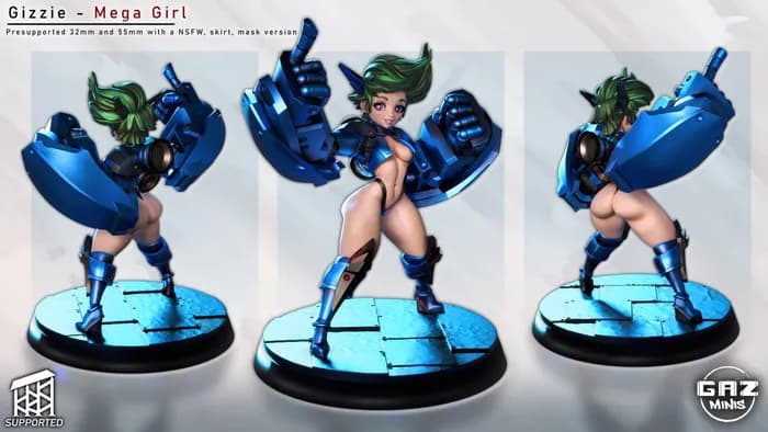 STL - gizzie mega girl