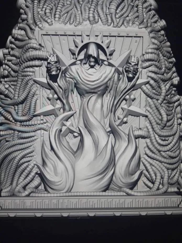 STL - Glorious Overlord Silla Trono render 3