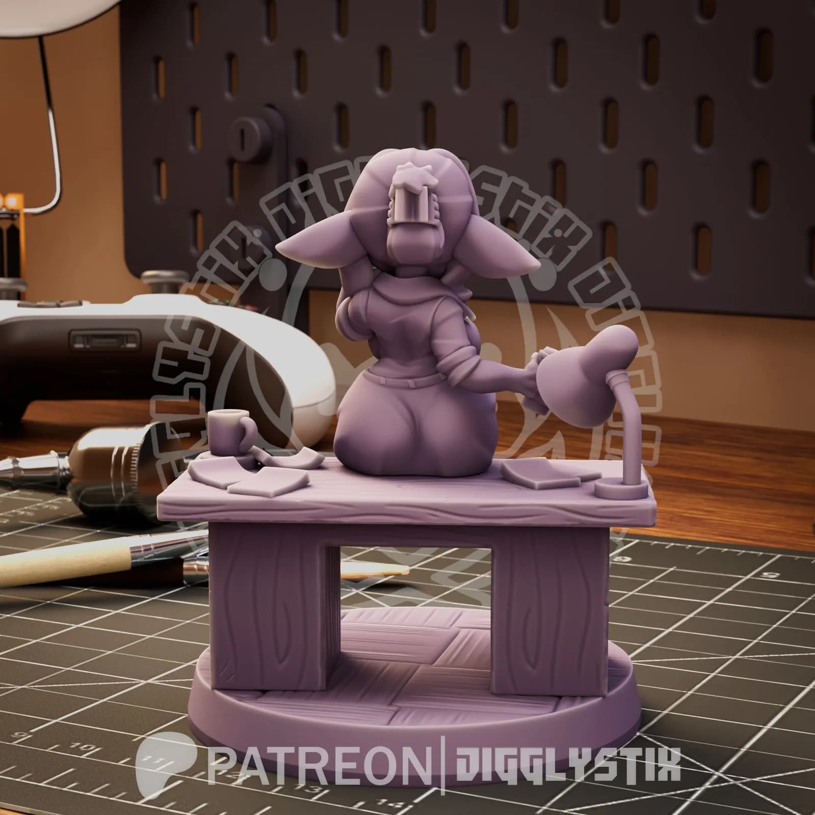 STL - Goblin de escritorio linda render 3