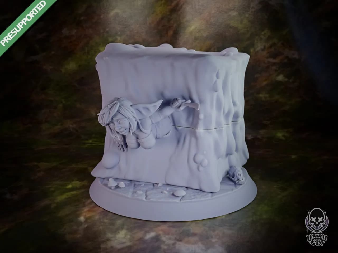 STL - Goblin en Gelatina render 4