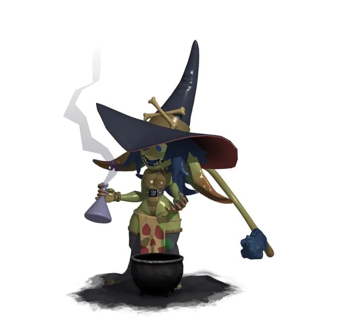 STL - goblin witch 7