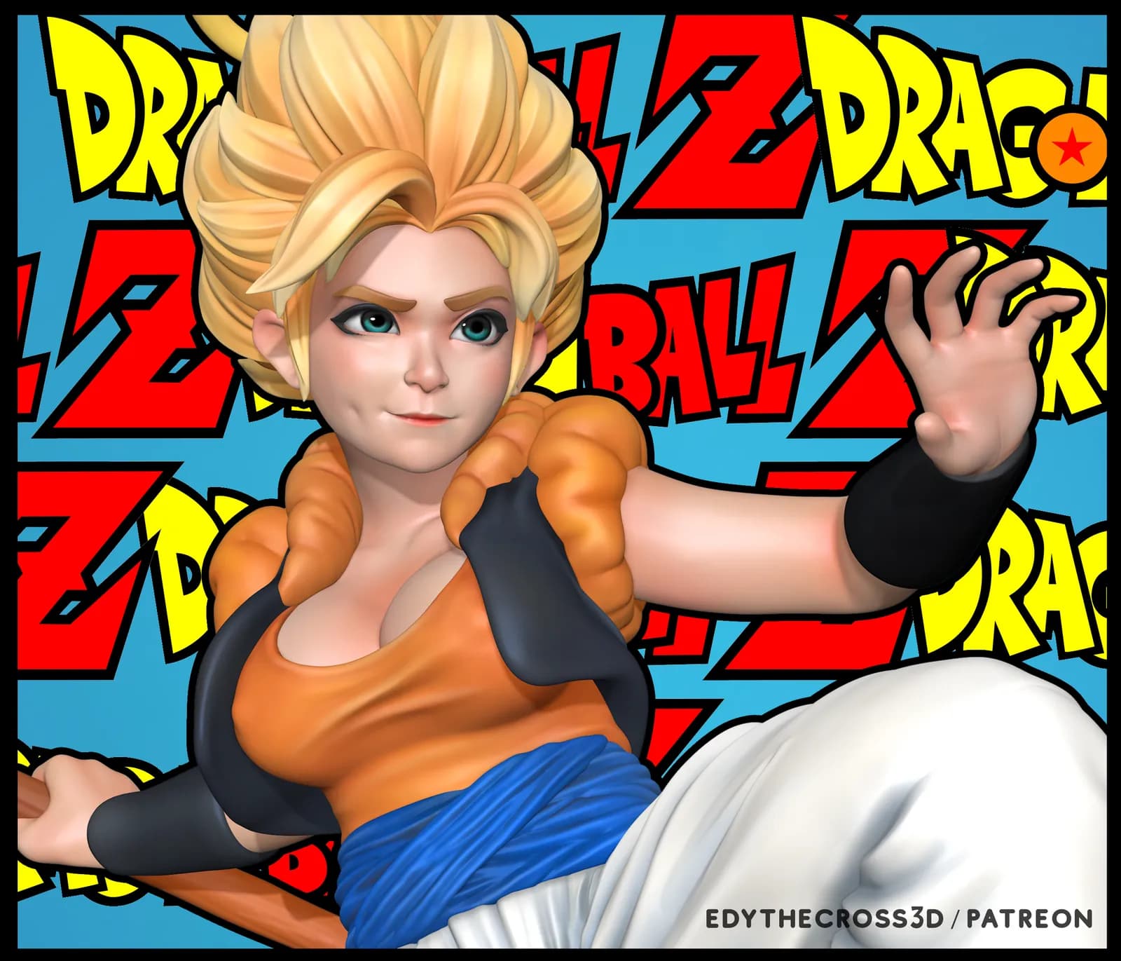 STL - Gogeta Femenina