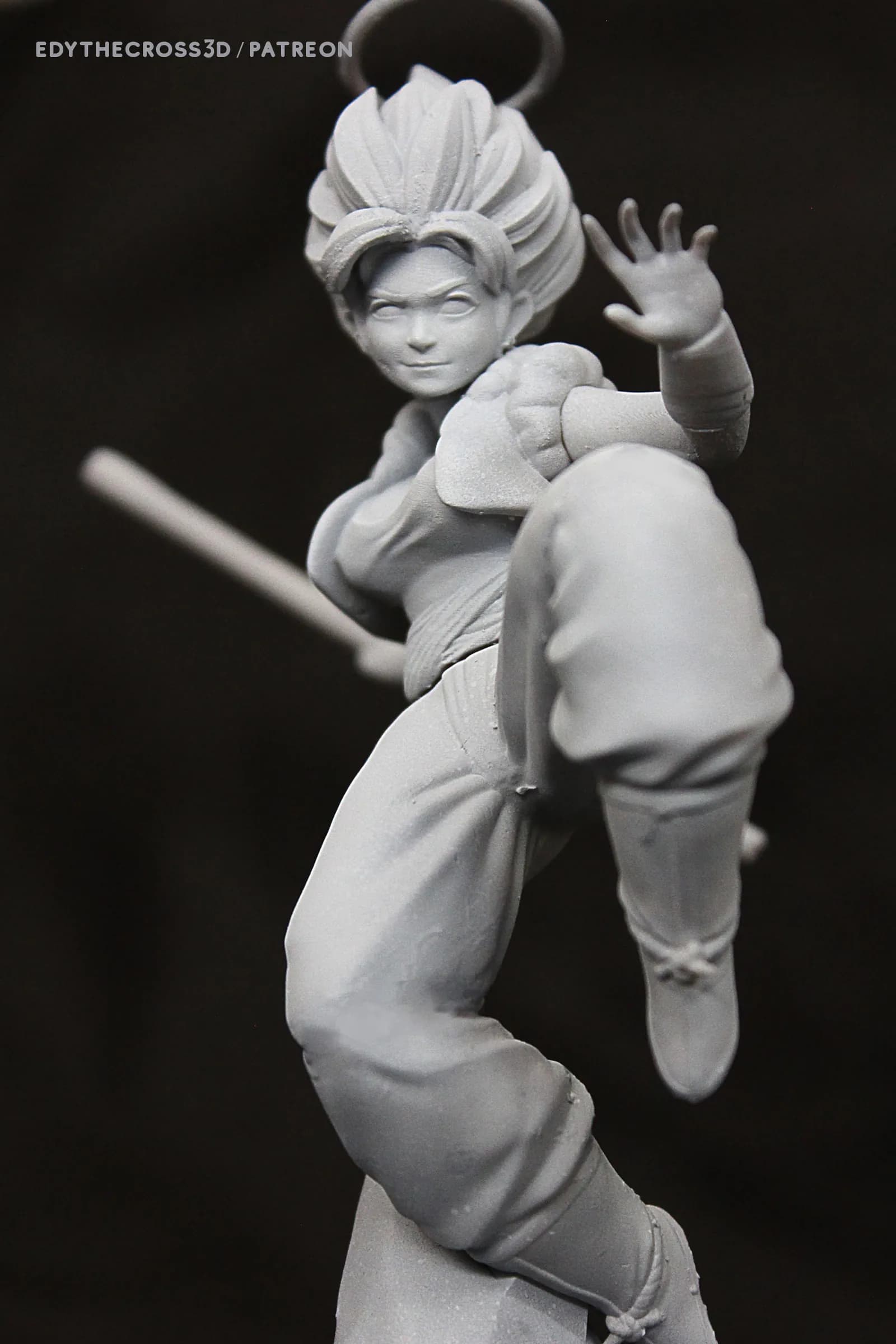 STL - Gogeta Femenina render 3