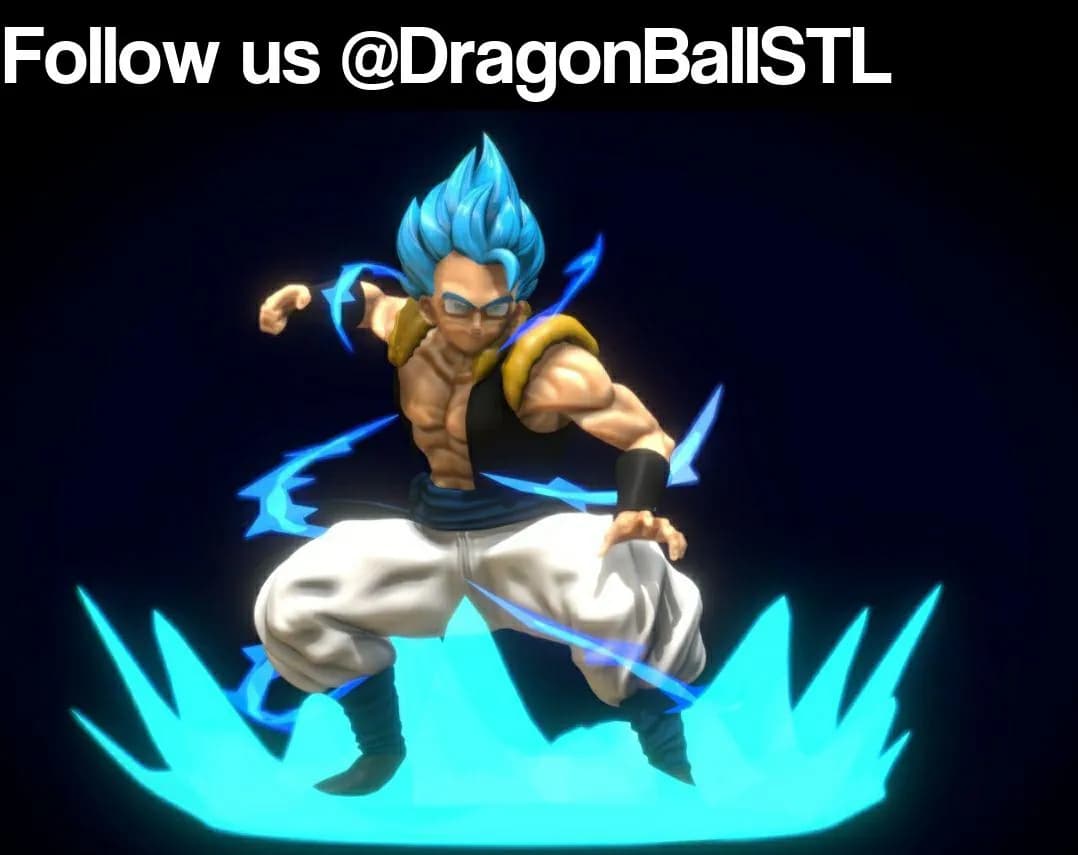 STL - Gogeta Figura de Acción render 5