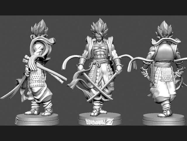 STL - Gogeta Shogun render 3