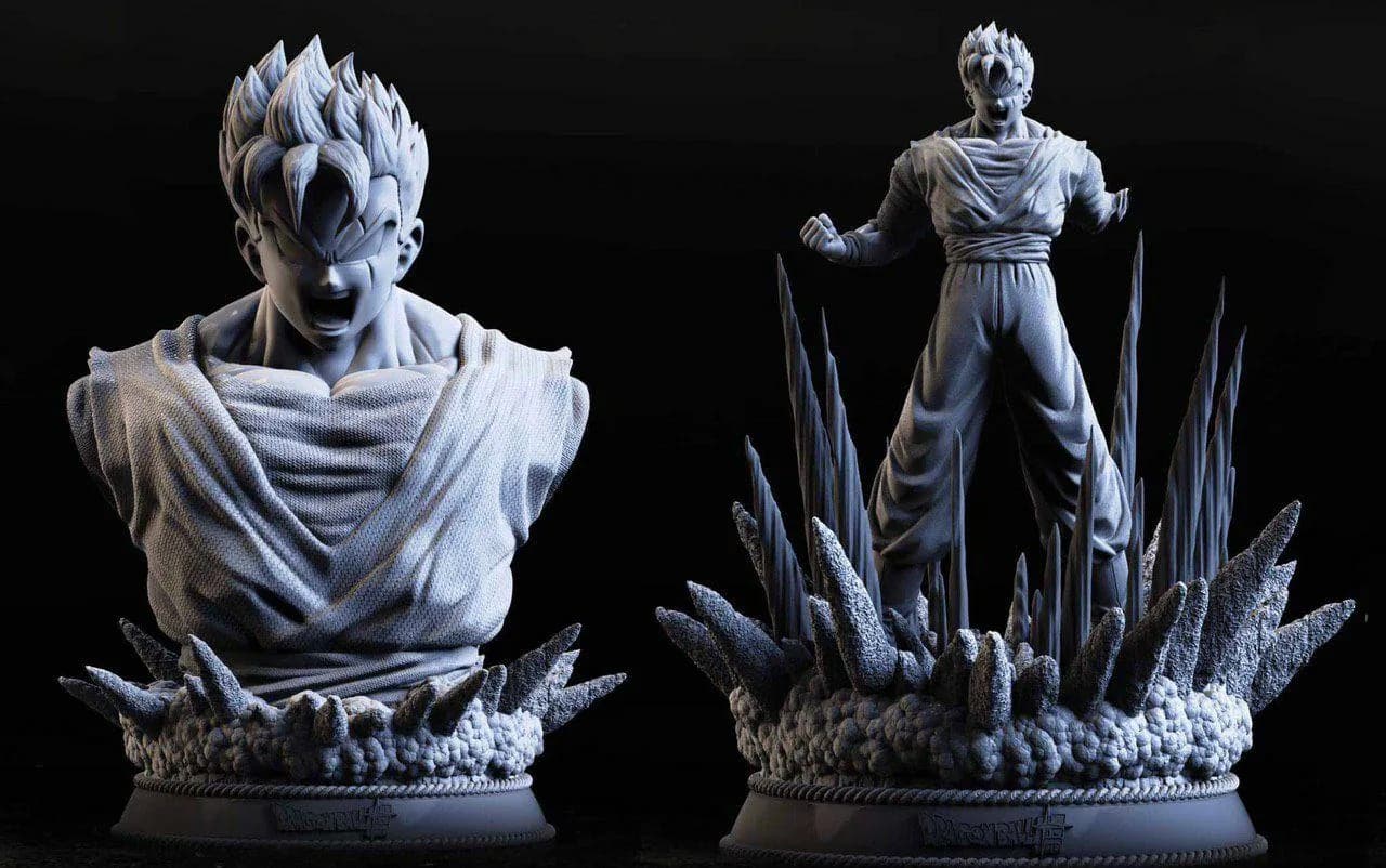 STL - Gohan del Futuro Figura STL