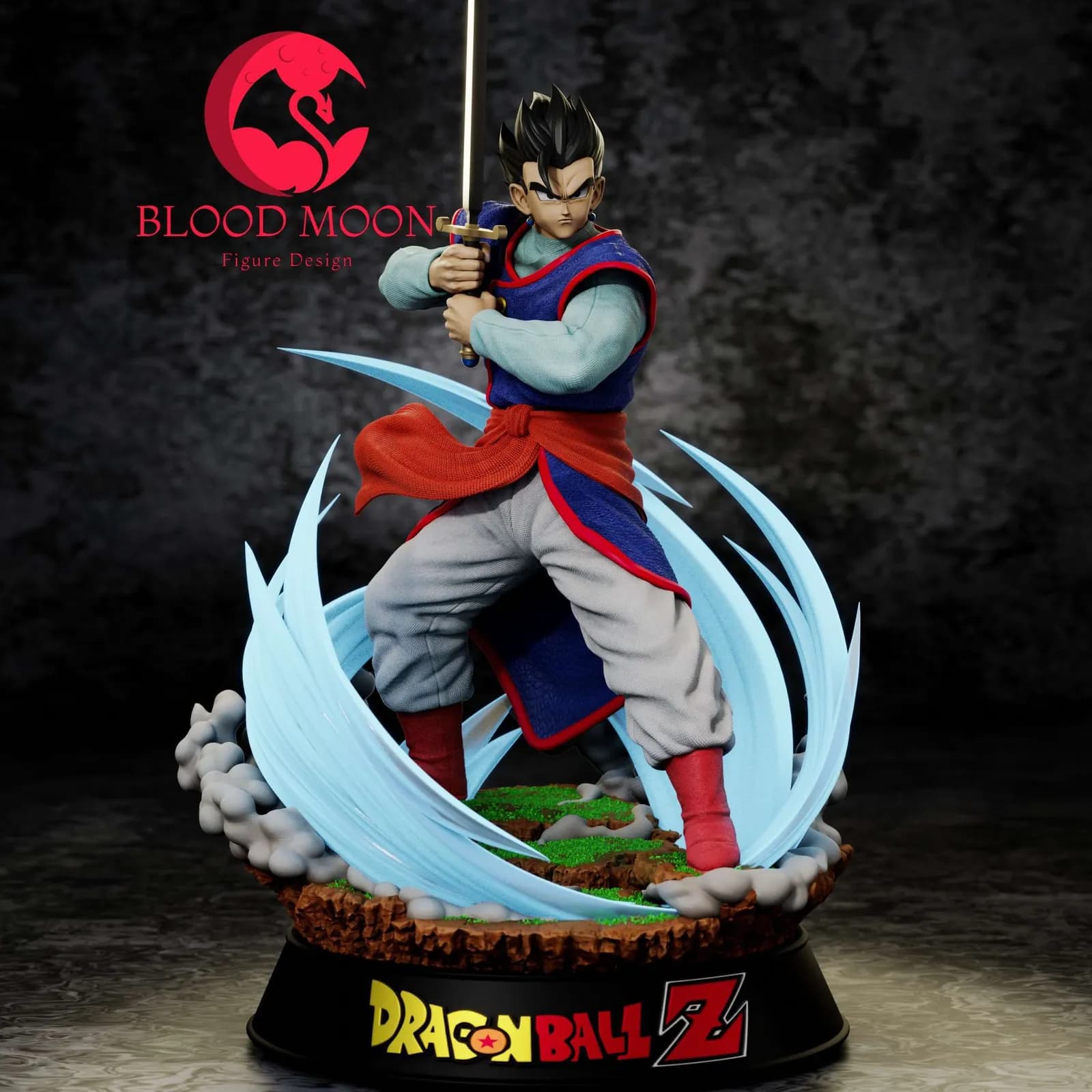 STL - Gohan Guerrero con Espada Z