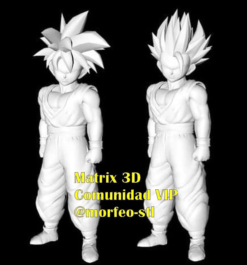 STL - Gohan Super Saiyan 1 y 2