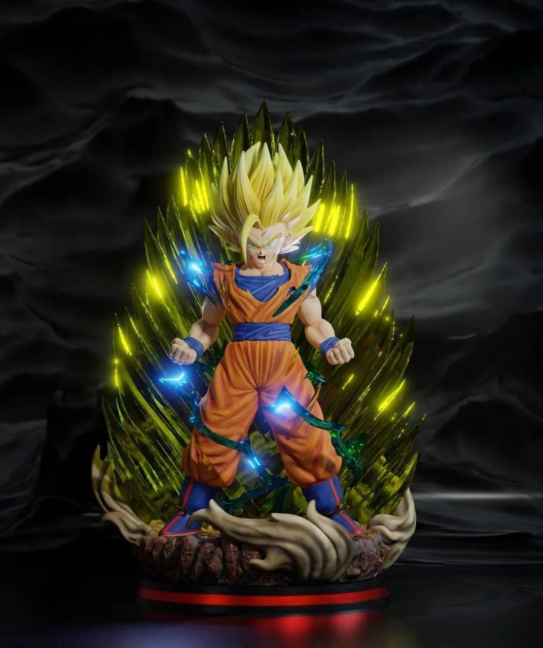 STL - Gohan Super Saiyan 2 render 2