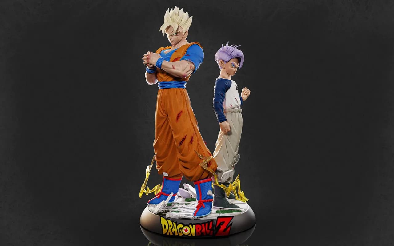 STL - Gohan y Trunks del Futuro
