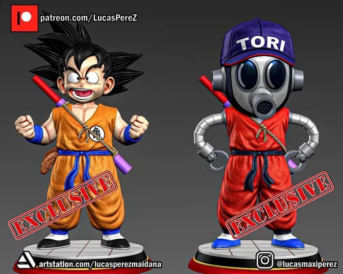 STL - goku and toribot lucas perez