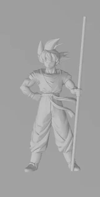 STL - Goku con bastón