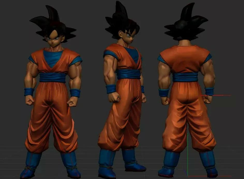 STL - Goku Dragon Ball Figura