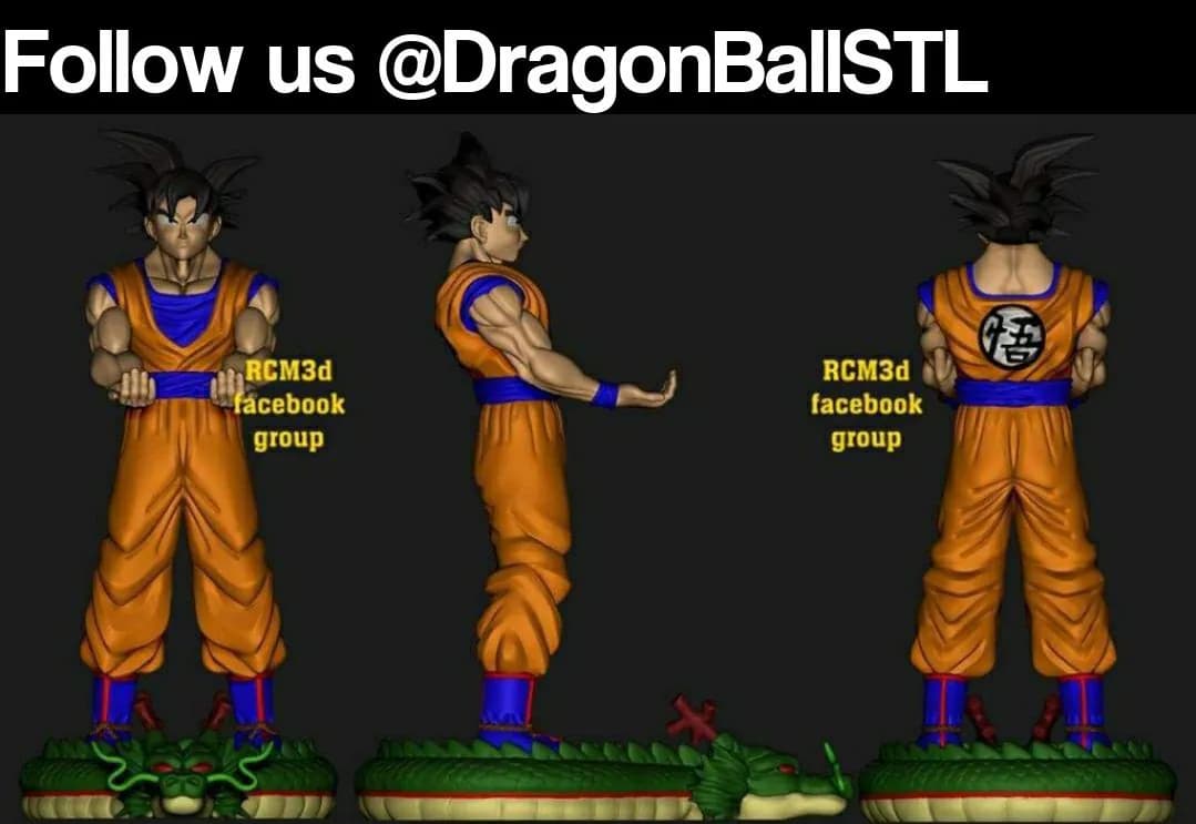 STL - Goku figura 3D