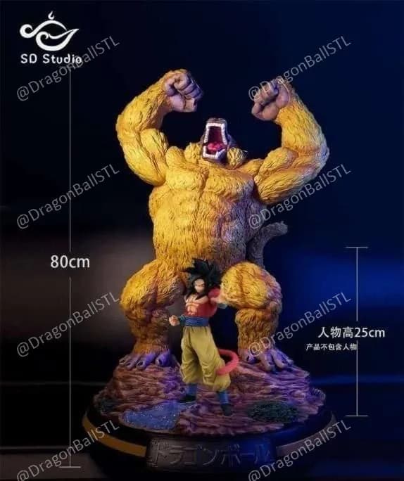 STL - Goku Gold Oozaru SSJ4 Figure