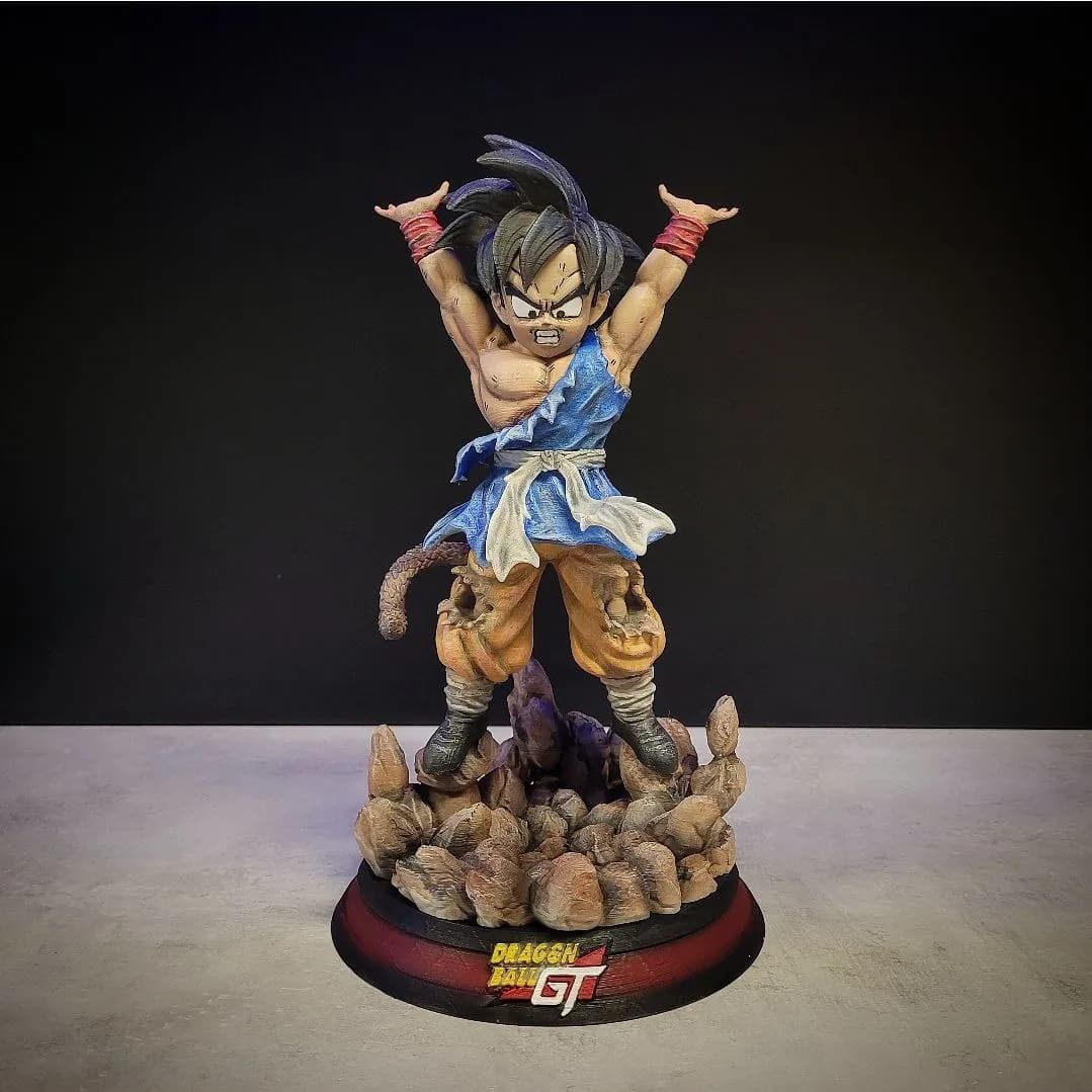STL - Goku GT Super Saiyan Figurine