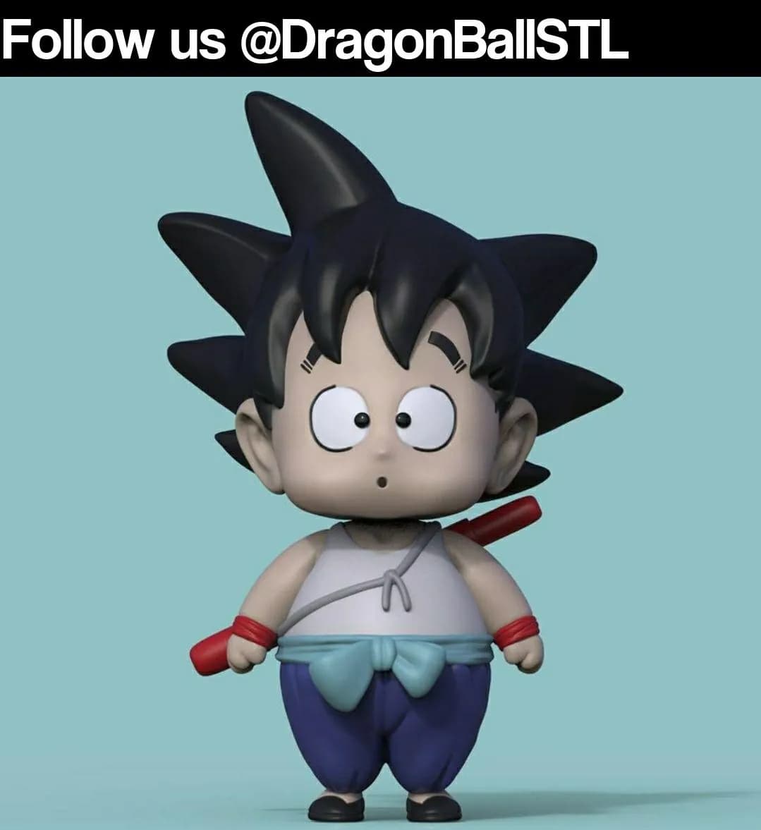 STL - Goku infantil chibi