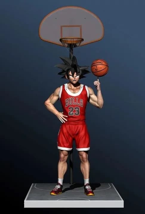 STL - Goku jugador de baloncesto