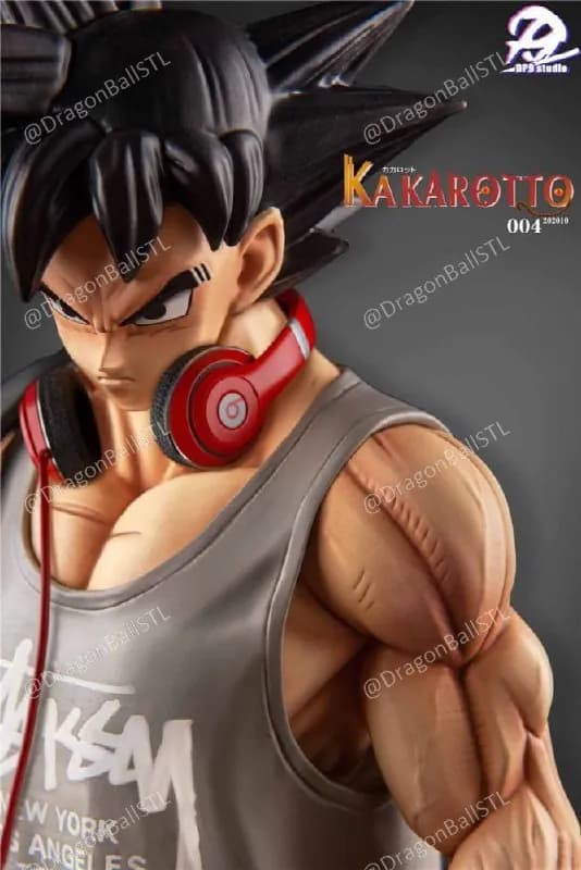 STL - Goku Kakarot Estilo Urbano render 2