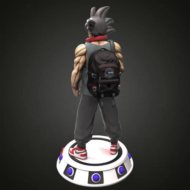 STL - Goku Kakarot Estilo Urbano render 5