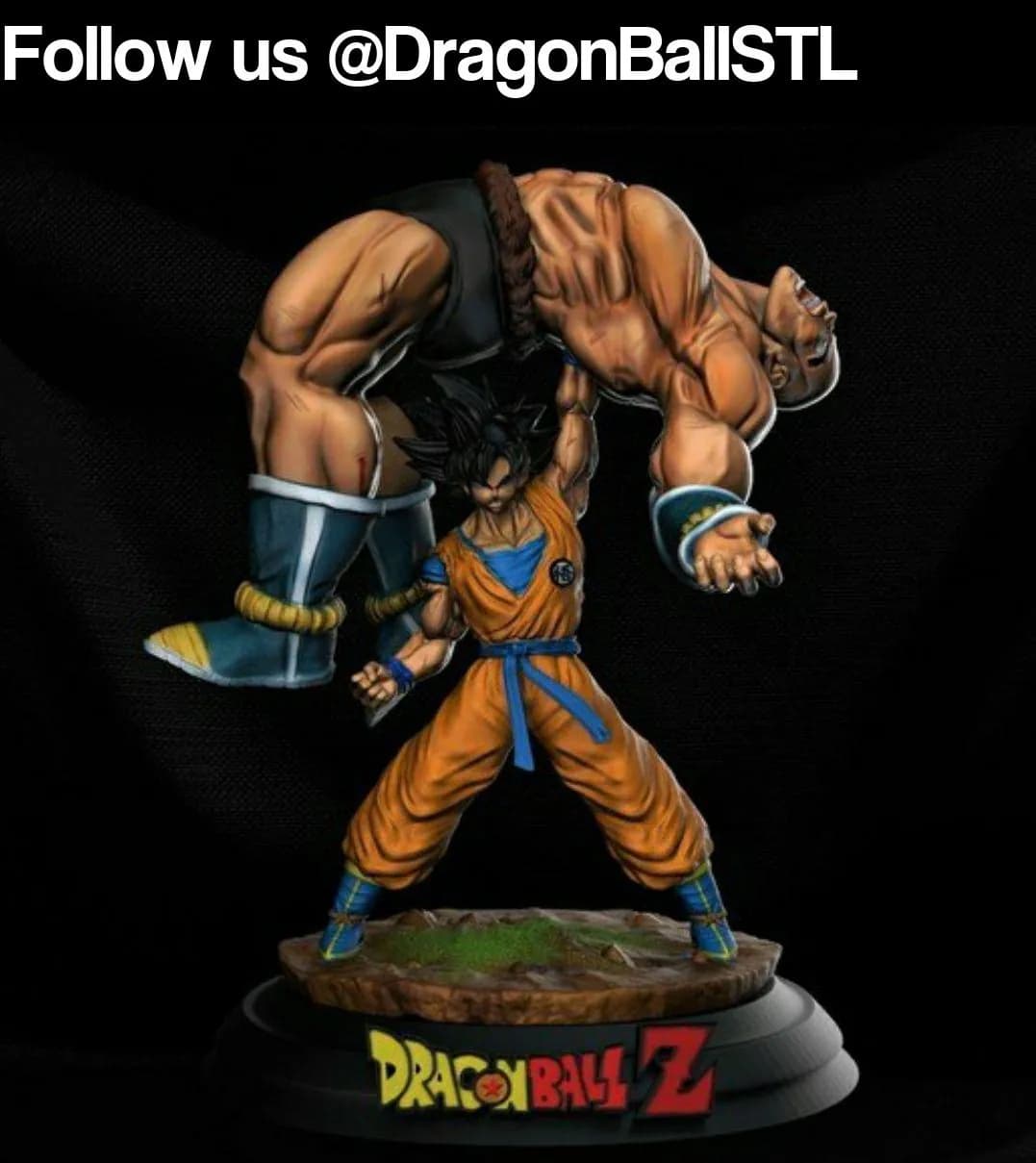STL - Goku levantando a Nappa