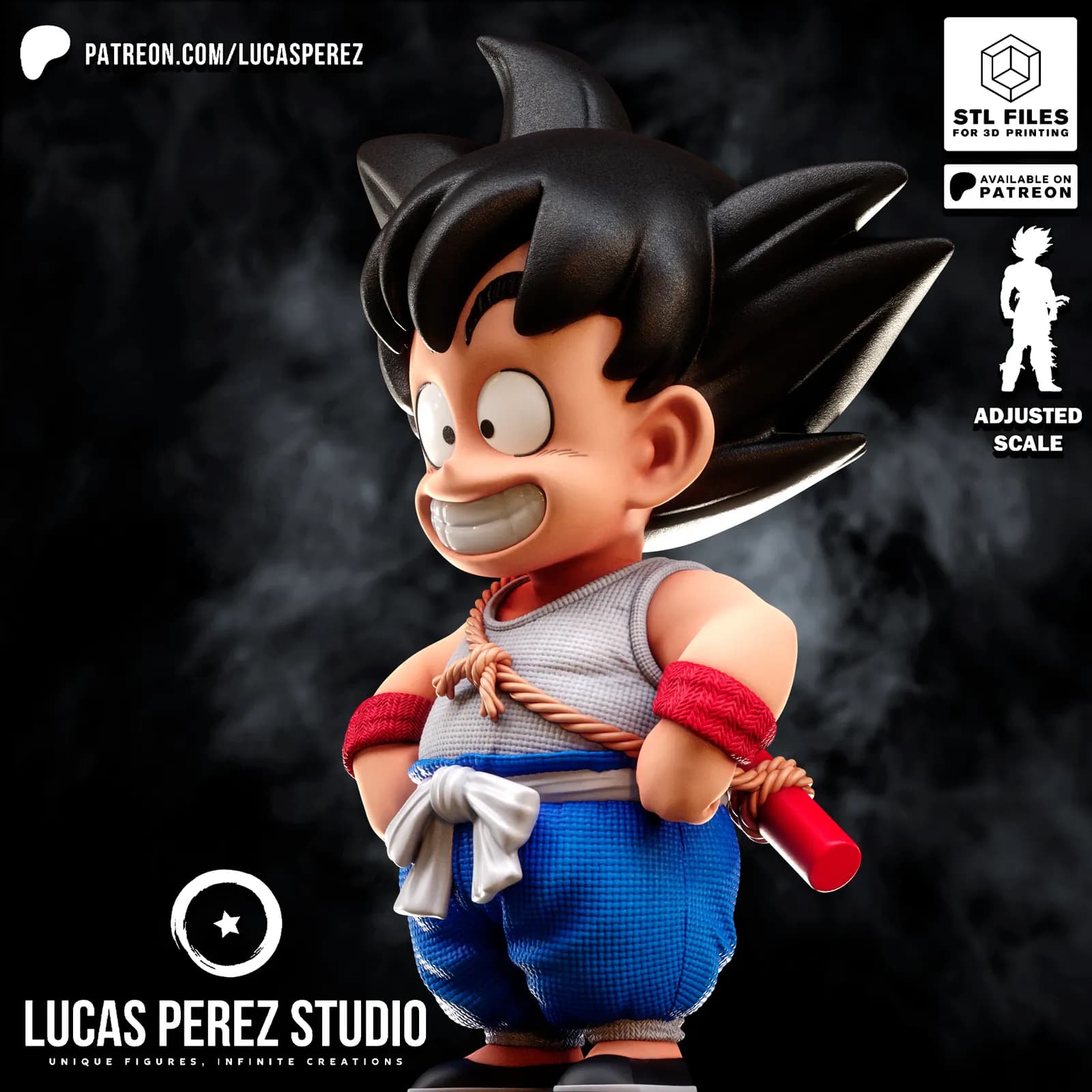 STL - Goku Niño render 2