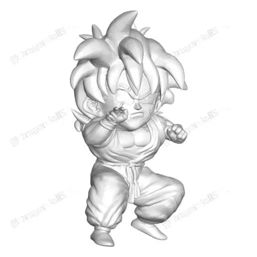 STL - Goku Niño Estilo Chibi