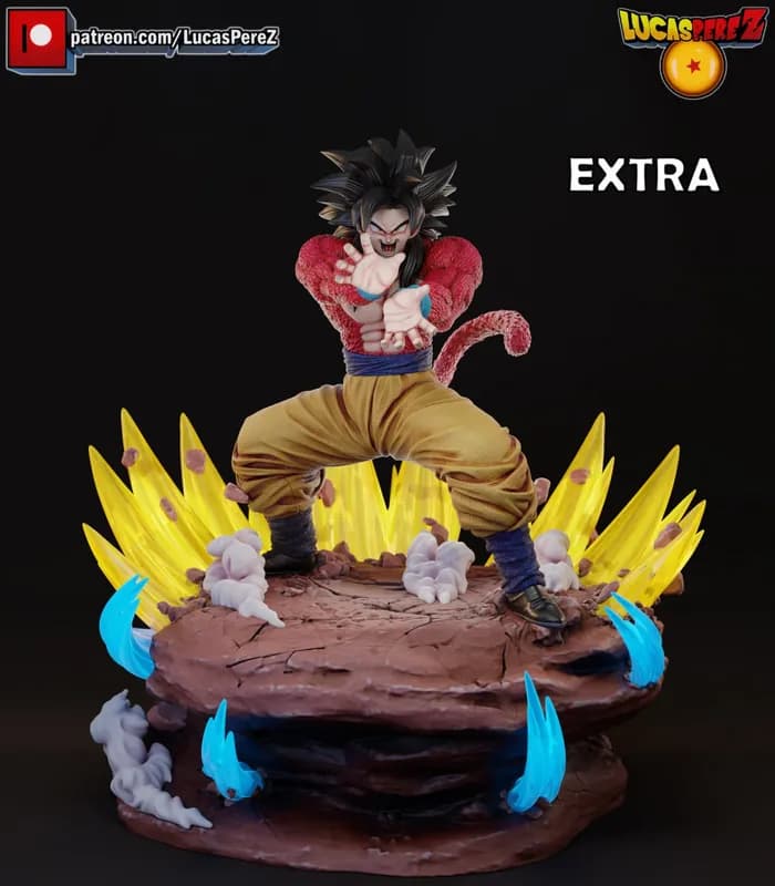 STL - goku ssj4 busto