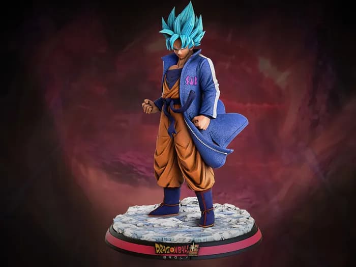 STL - goku ssjblue broly movie