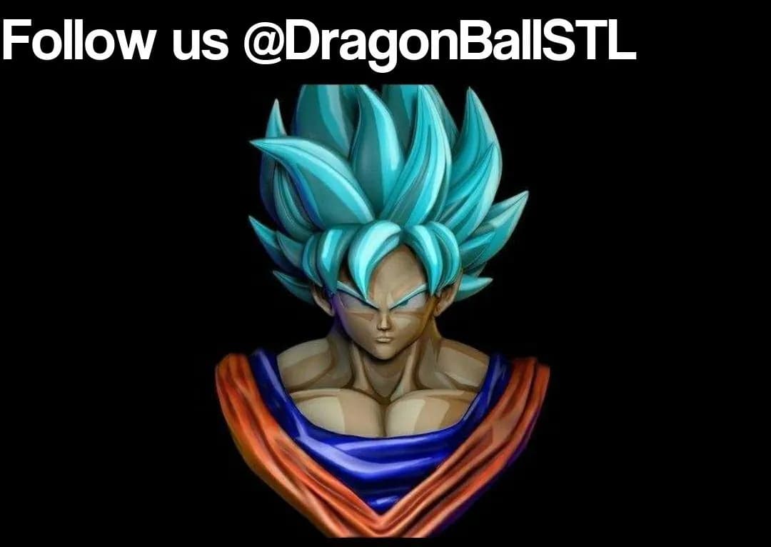 STL - Goku Super Saiyajin Blue