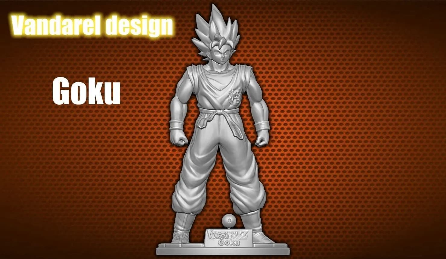 STL - Goku Super Saiyan 3 2 render 2