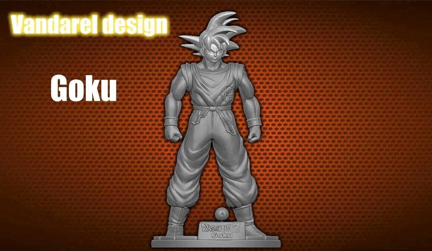 STL - Goku Super Saiyan 3 2 render 3