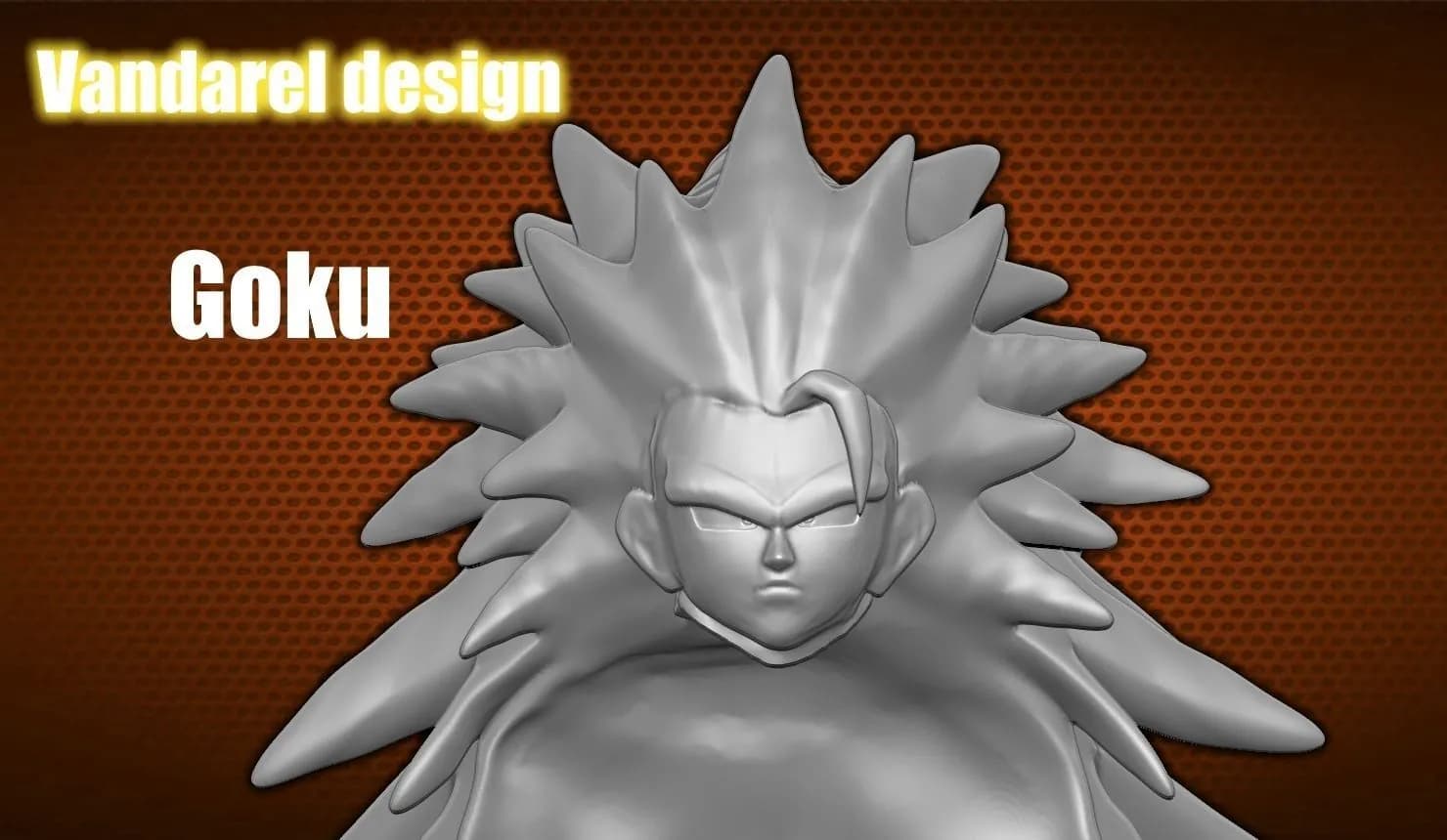 STL - Goku Super Saiyan 3 2 render 4