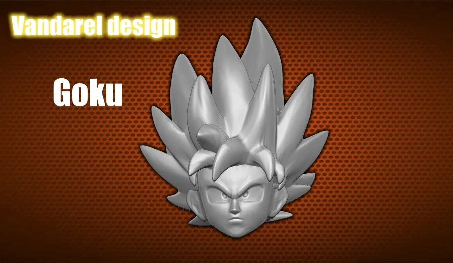 STL - Goku Super Saiyan 3 2 render 5