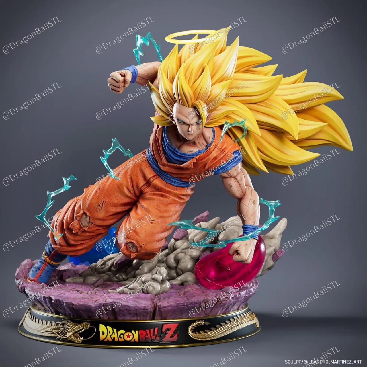 STL - Goku Super Saiyan 3 3