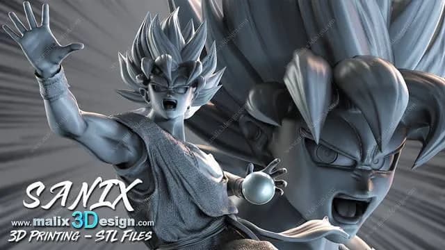 STL - Goku Super Saiyan