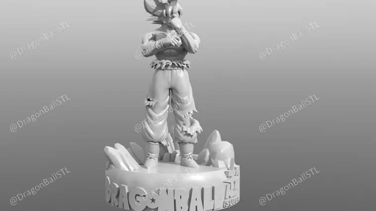 STL - Goku Ultra Instinct CGTRADER