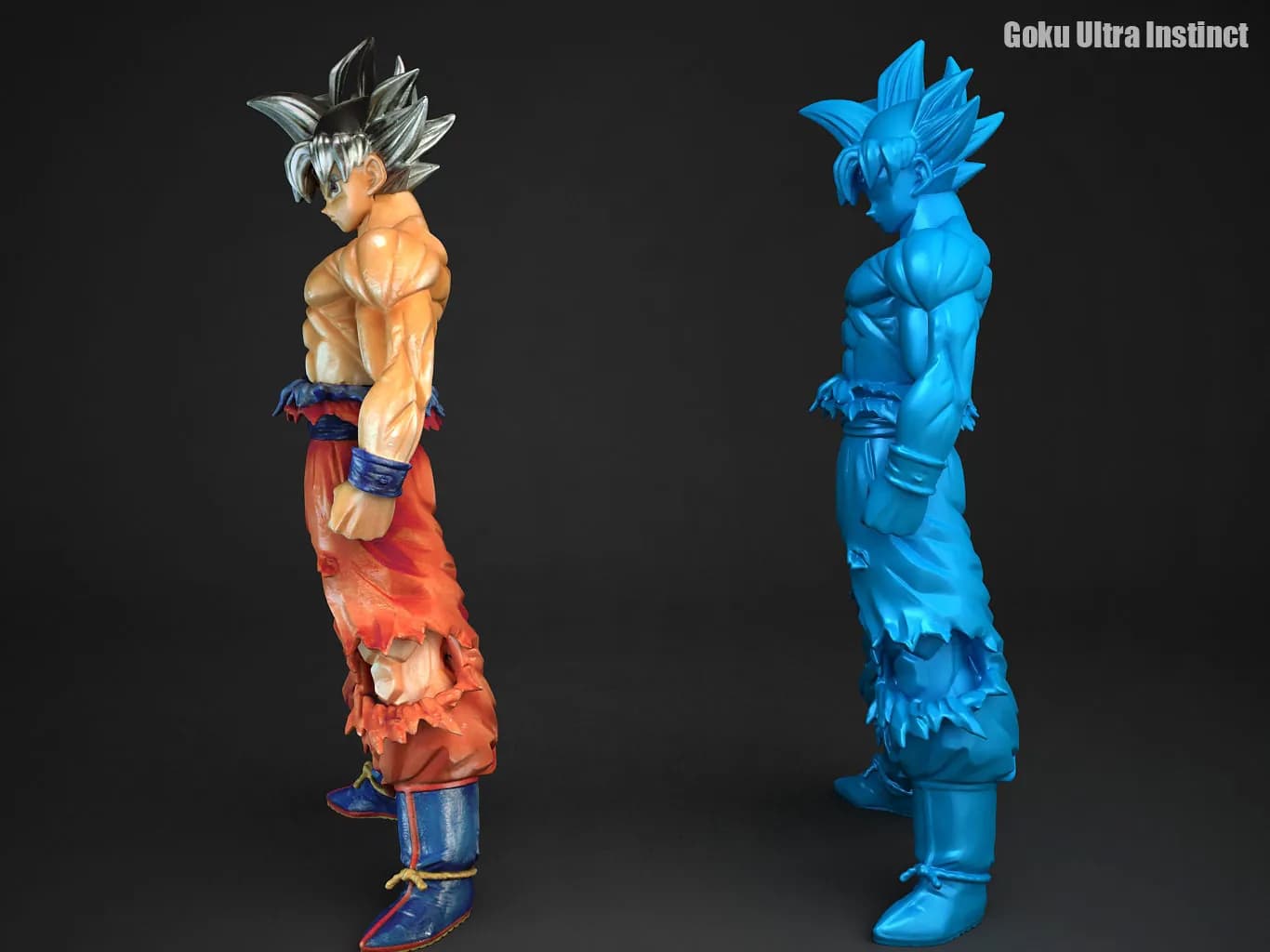 STL - Goku Ultra Instinto 3 render 3